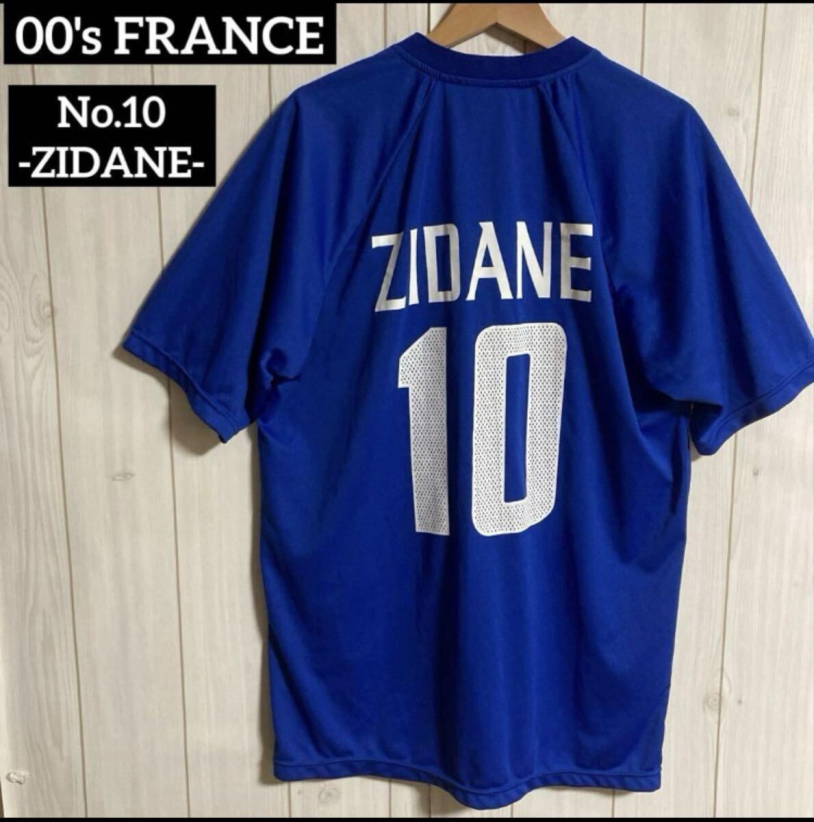サッカーフランス代表EUROユーロ2004モデルレプリカ ヴィンテージユニフォーム・ゲームシャツジネディーヌ・ジダン10番拍卖