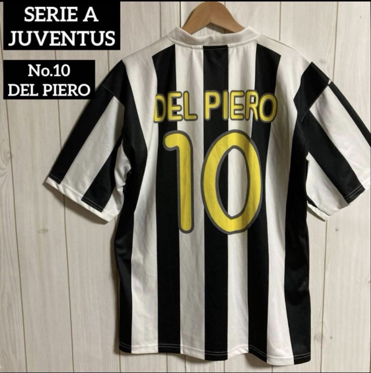 セリエA 00s ユベントスFC 09年ー10年レプリカユニフォーム/ゲームシャツデッドストック10番アレッサンドロ・デルピエロイタリア代表 拍卖