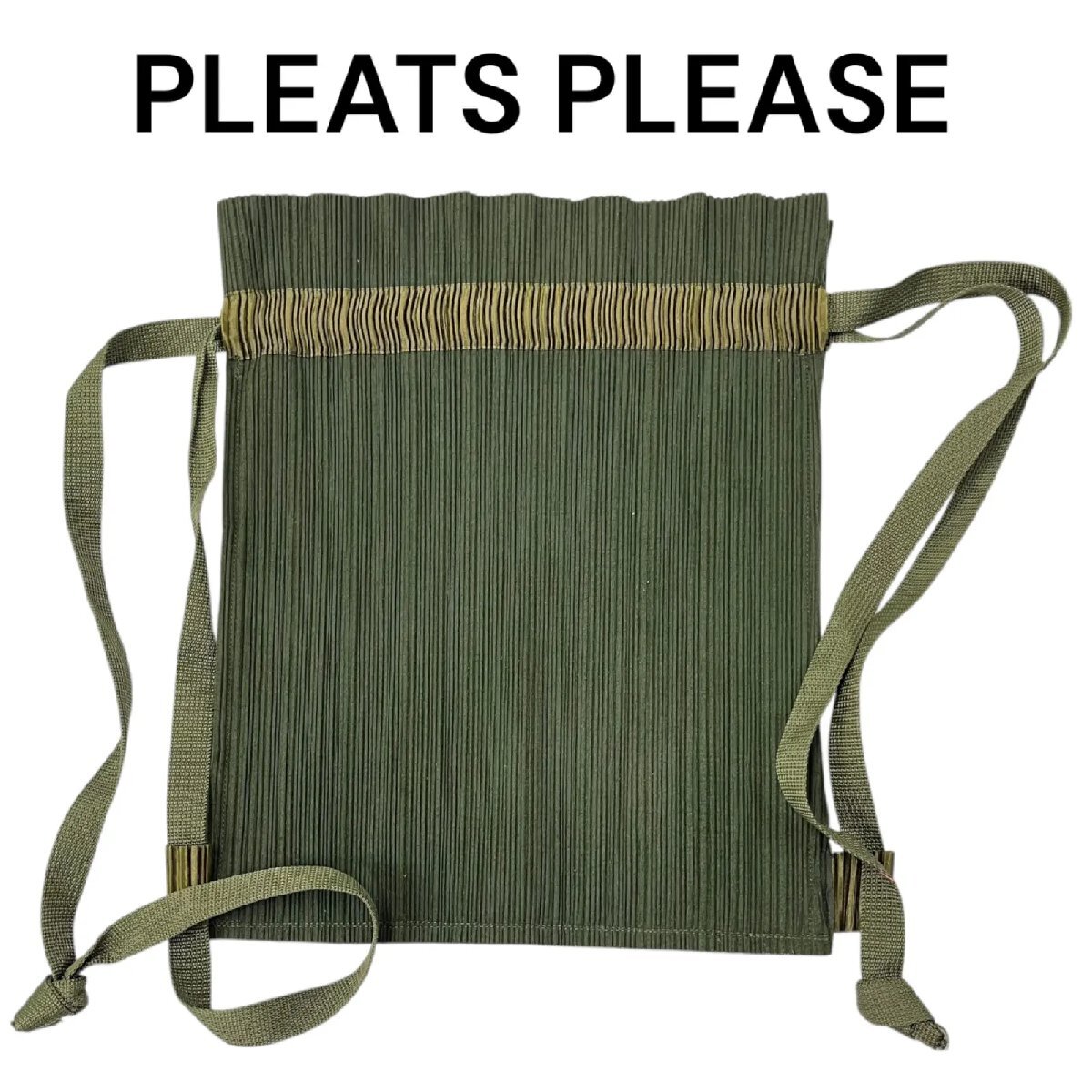 プリーツプリーズ PLEATS PLEASE【イッセイミヤケ】リュック バックパック レディース 緑系 S5U049拍卖