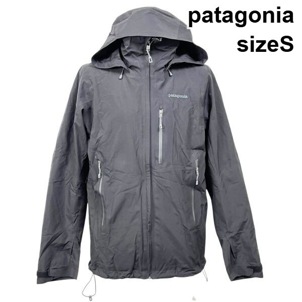 パタゴニア patagonia ジャンパー ブルゾン ウインドブレーカー 長袖 上着 アウター ユニセックス 黒 S メンズ S5W078拍卖