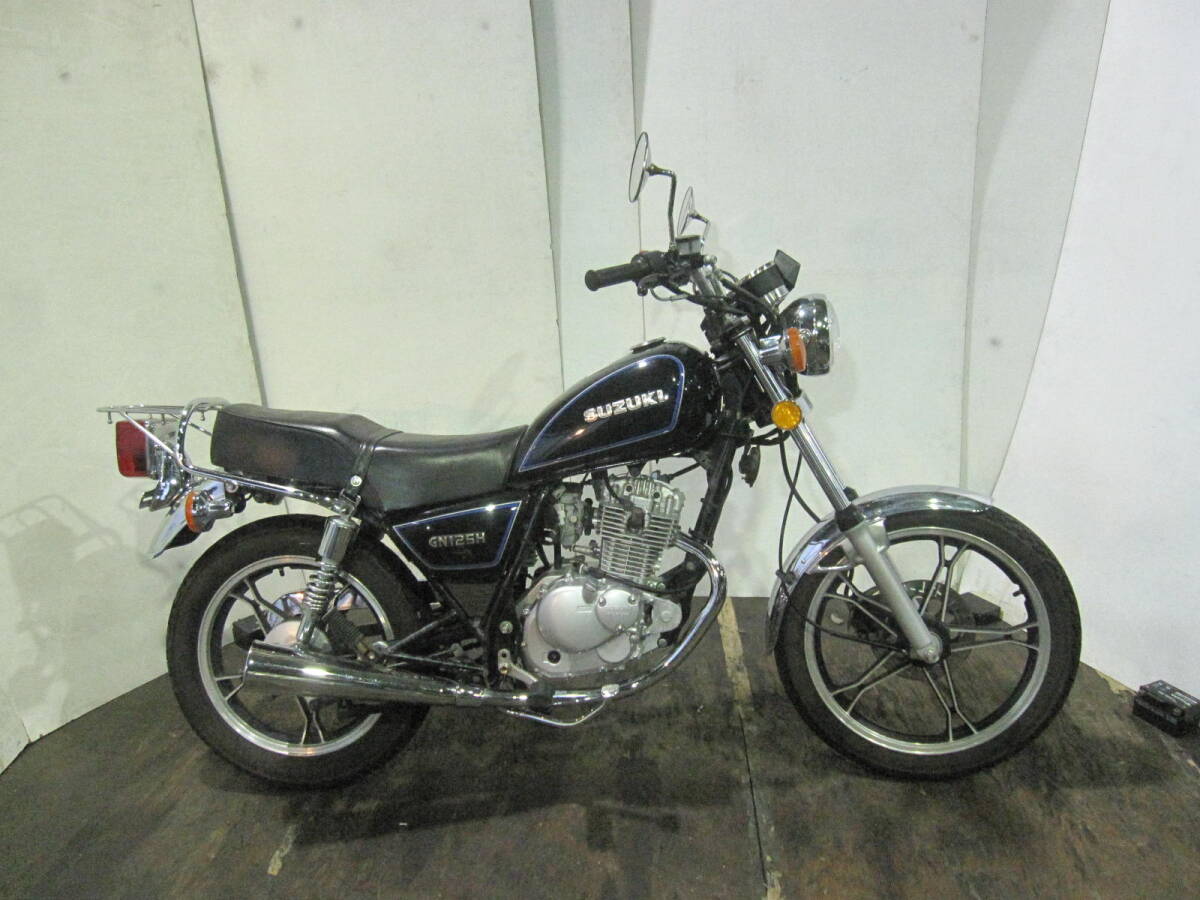 スズキ GN125H 黒 LC6RCJG ノーマル 15172km拍卖