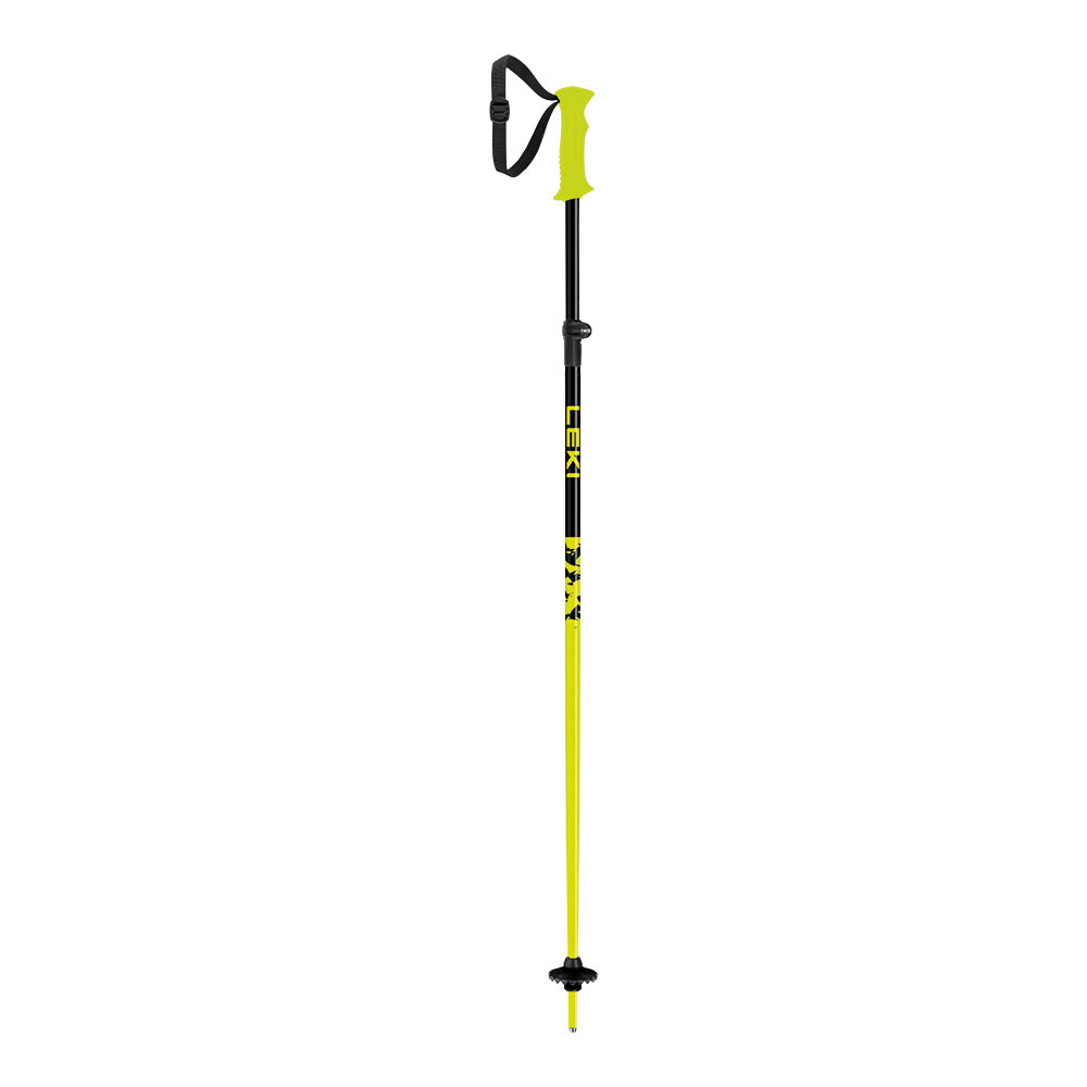 26LEKI RIDER VARIO ネオンイエロー / ブラック 伸縮:85cm-105cm 定価¥8800拍卖