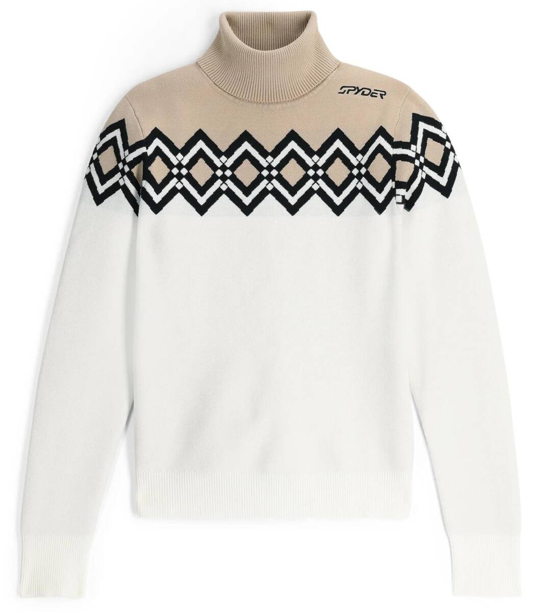 26SPYDER SRELLAR SKI SWEATER COLOR:WHT SIZE:US-S/ほぼJP-M相当 定価¥19800拍卖