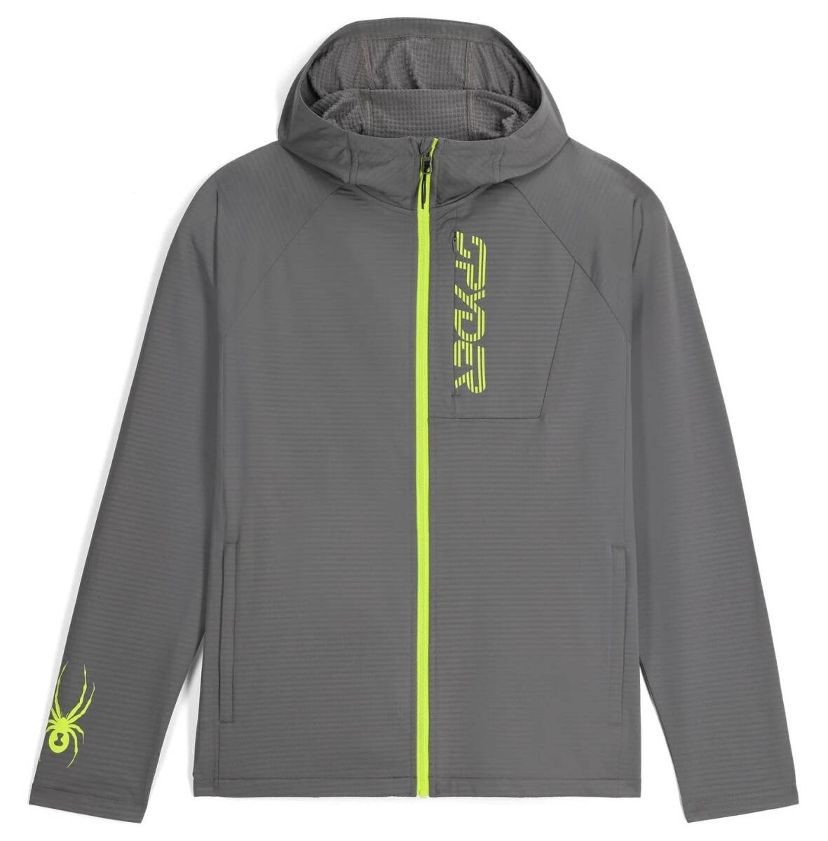 26SPYDER Gridweb Fleece Hoodie COLOR:STM SIZE:US-L/ほぼJP-O相当 定価¥24200拍卖