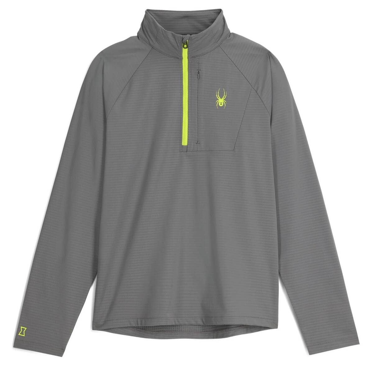 26SPYDER Gridweb Fleece 1/2 ZIP COLOR:STM SIZE:US-M/ほぼJP-L相当 定価¥18700拍卖