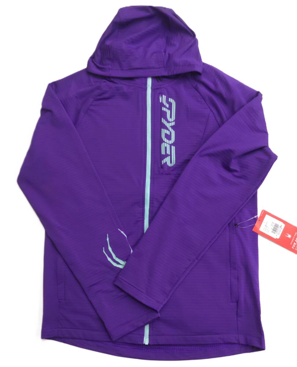 26SPYDER Gridweb Fleece Hoodie COLOR:DPP SIZE:US-S/ほぼJP-M相当 定価¥24200拍卖