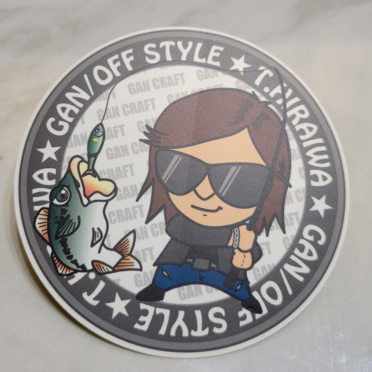 ★GANCRAFT★ステッカー ガンクラフト 平岩社長 新品未使用品 Size 縦 約8.5cm×横 約8.5cm 定型郵便 送料110円 平岩 孝典拍卖