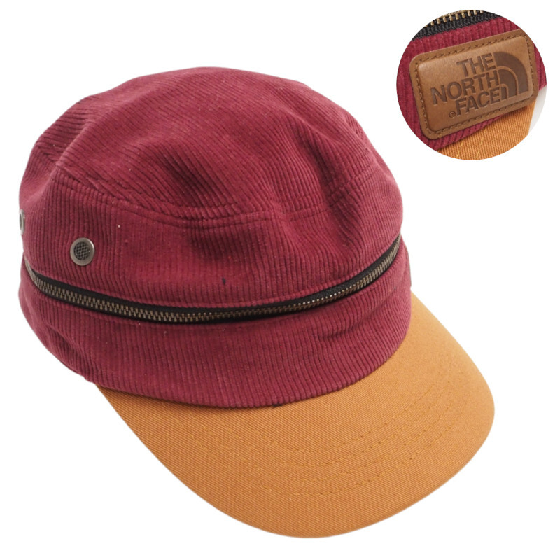 新品正規 ノースフェイス 海外限定 クールマックス CODUROY MILITARY キャップ/帽子 M ワイン(WIN)拍卖