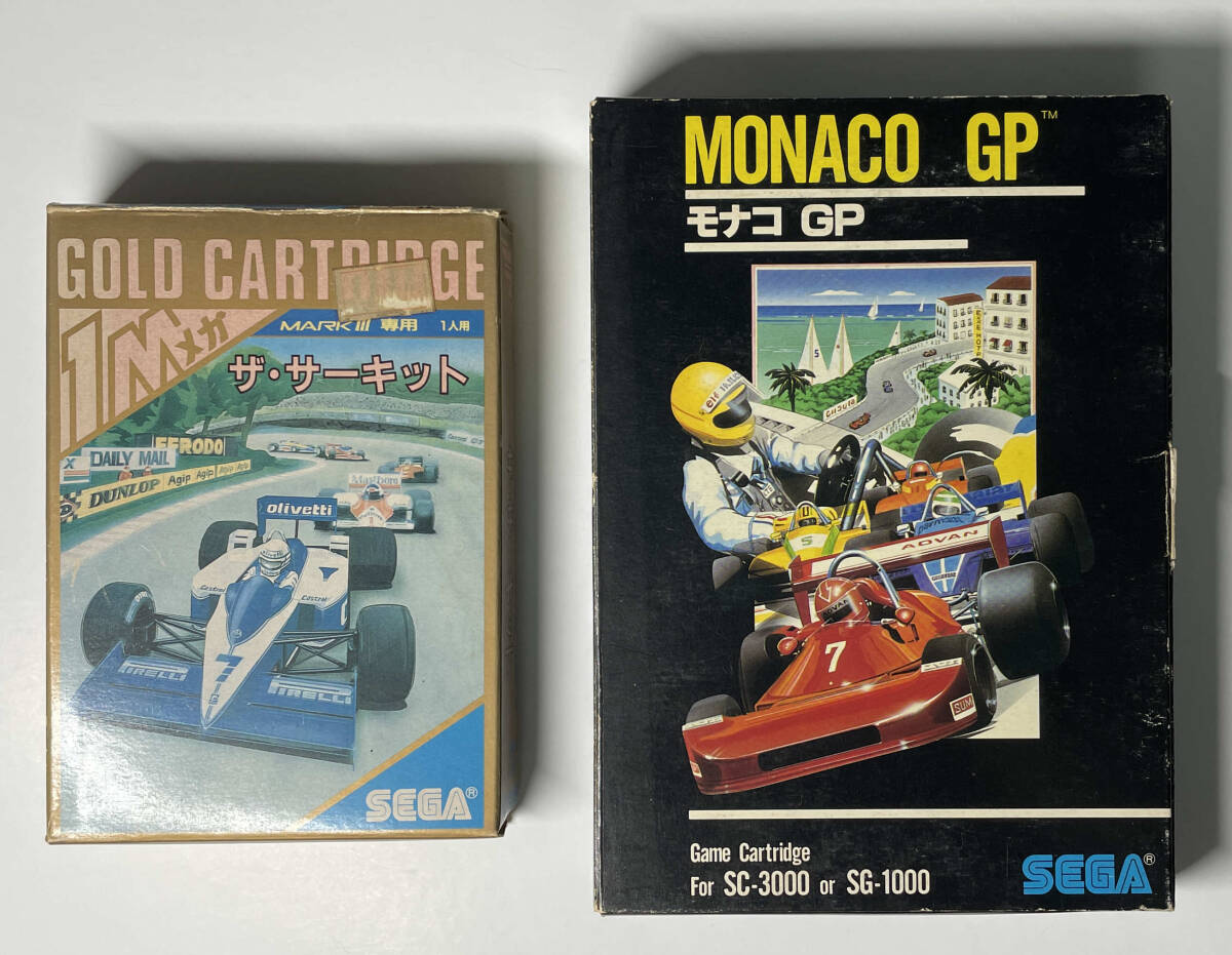 SC-3000 SG-1000 マーク3 ザ・サーキット MONACO GP モナコGP 動作確認済み 箱破れあり 箱に焼けあり拍卖