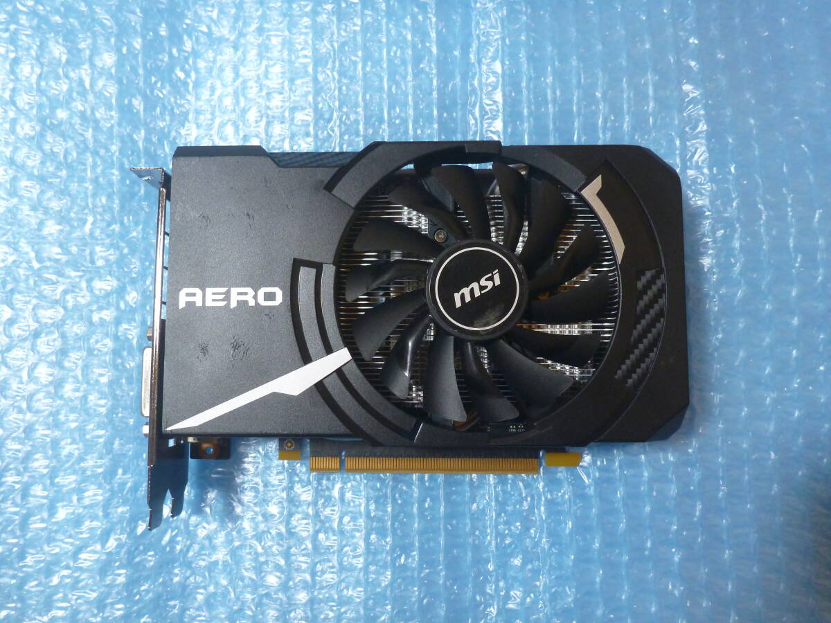 ※ジャンク msi グラフィックボード GTX 1060 AERO DisplayPort1か所表示× パソコンパーツ 難あり 拍卖