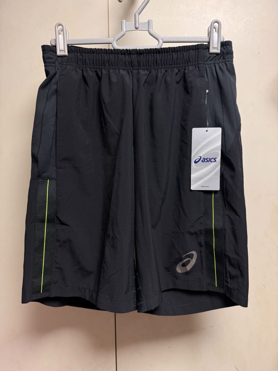 送料格安スピード発送!新品未使用★アシックスショートパンツインナー無し黒定価6050円Mサイズ★ゴルフ散歩登山トレランマラソン拍卖