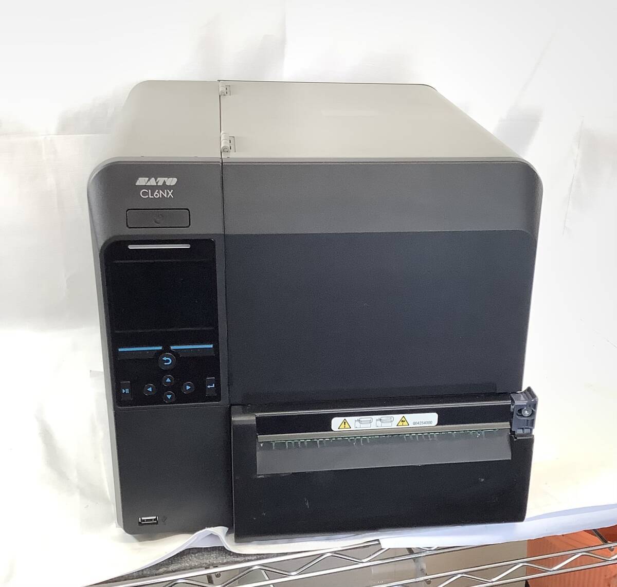 S71016304 SATO BARCODE PRINTER CL6NX-J ラベルプリンター1点 感熱/熱転写方式兼用☆走行距離7958.7m、カッタ63316【中古動作品】拍卖