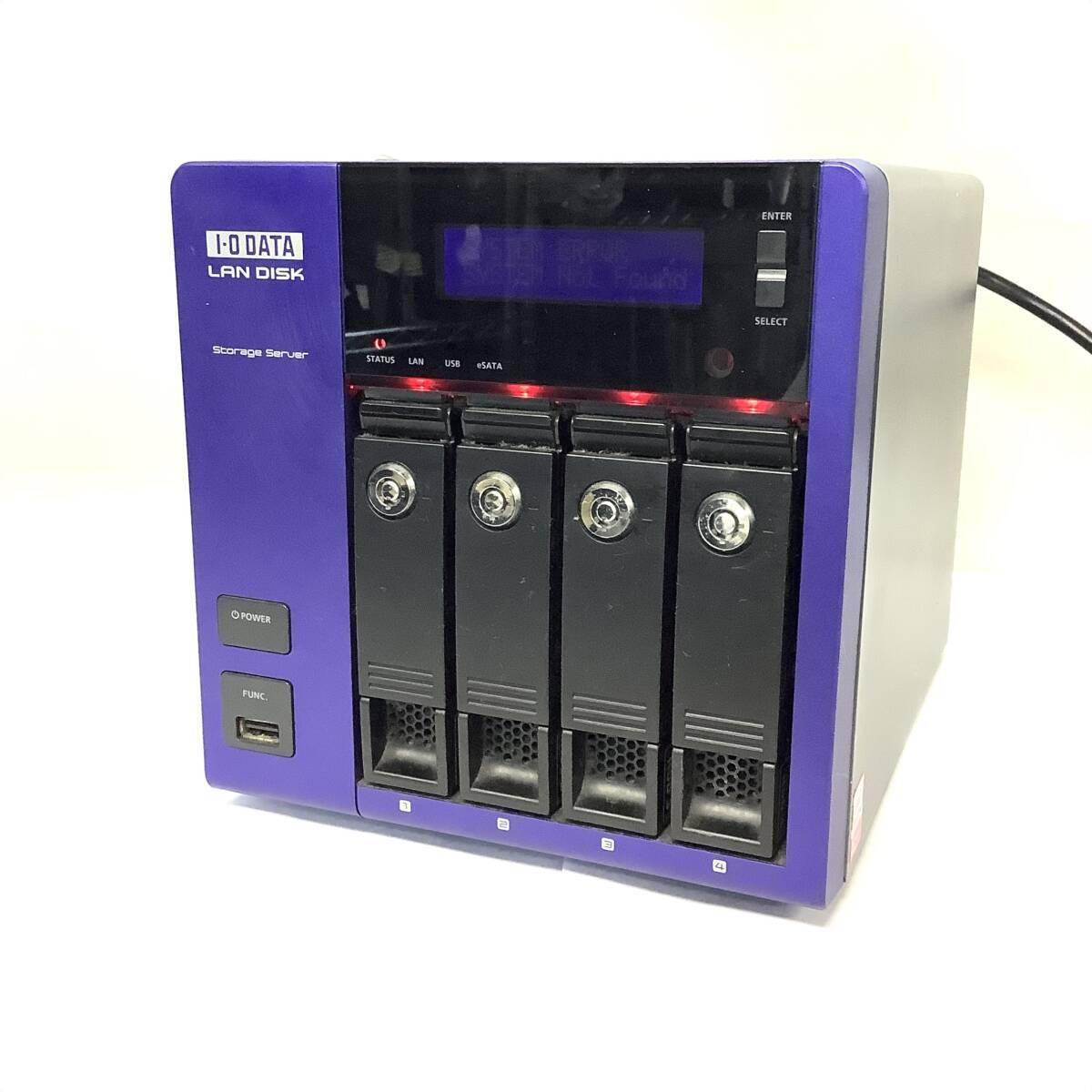 S71008151 I-O DATA Storage Server HDL-Z4WS4C 1点(D2701/4GB) 【通電OK、HDDなし、AC欠品】拍卖