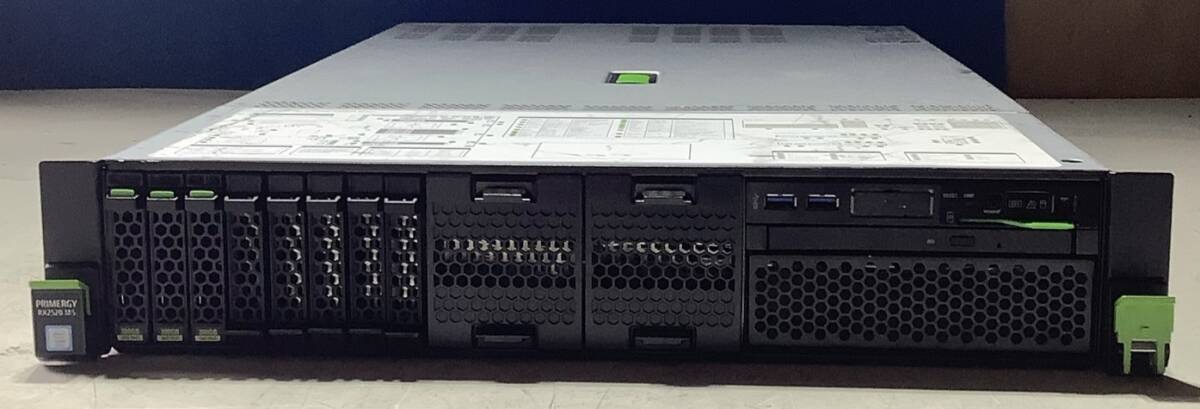 S71008308 FUJITSU PRIMERGY RX2520 M5 1点 (ヒートシンクx1基、450w電源ユニットx2基搭載)【通電OK、複数出品】拍卖