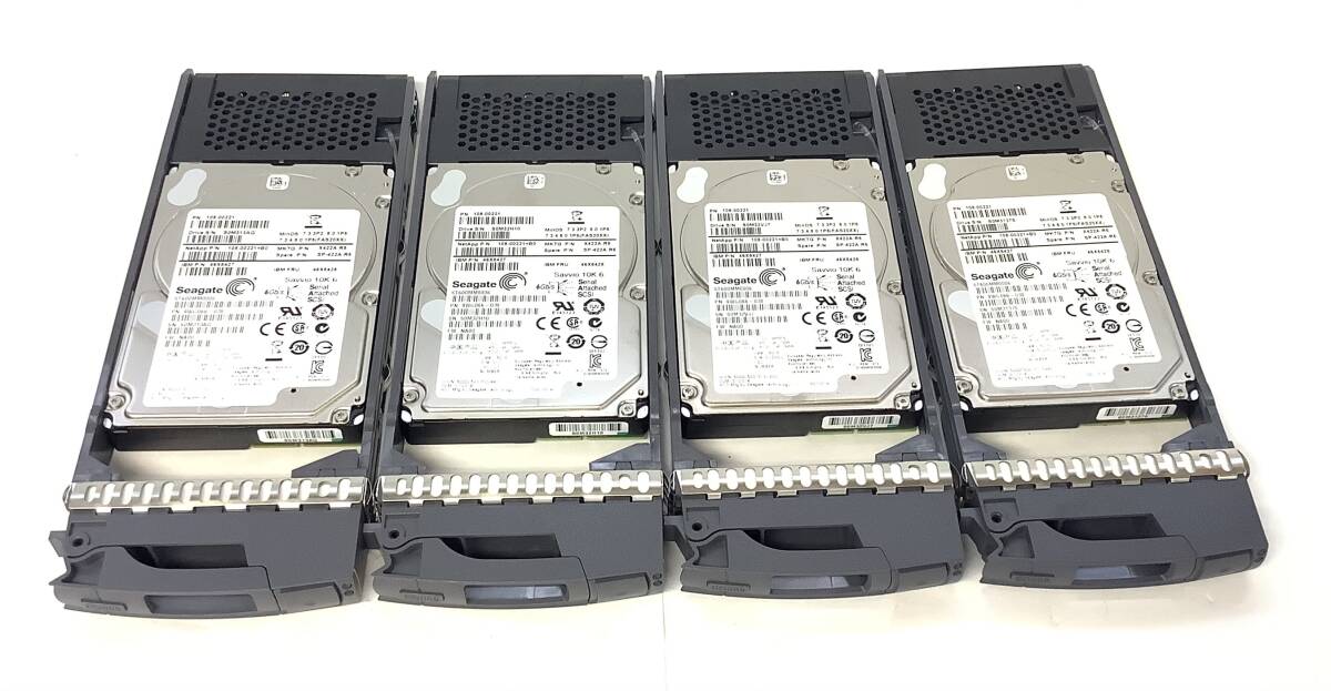 S7101033 SEAGATE 600GB SAS 2.5インチ HDD 4点 【中古動作品】拍卖