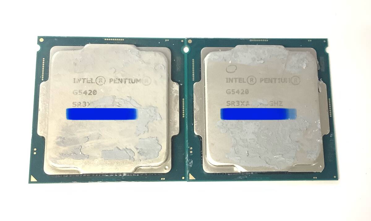 S7100339 INTEL PENTIUM G5420 3.80GHz CPU 2点【中古動作品、複数出品】拍卖