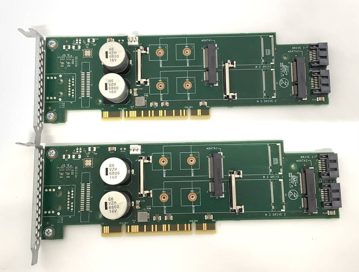 S7100338 Dell EMC Boot Controller 2x 32GB SATA 6G SSD カ-ド 2点(SSDなし)【中古動作品】拍卖
