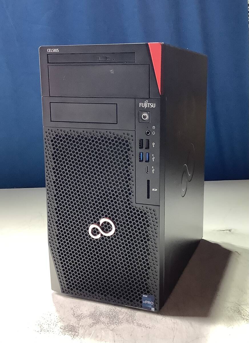 S7102890 FUJITSU CELSIUS W5012(core i7-12th仕様) 1点 【通電OK、複数出品】拍卖