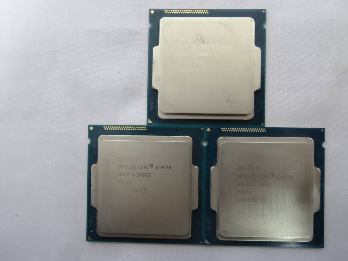 ★Intel / CPU Core i5-4570 3.20GHz 起動確認済!★3個セット!!拍卖