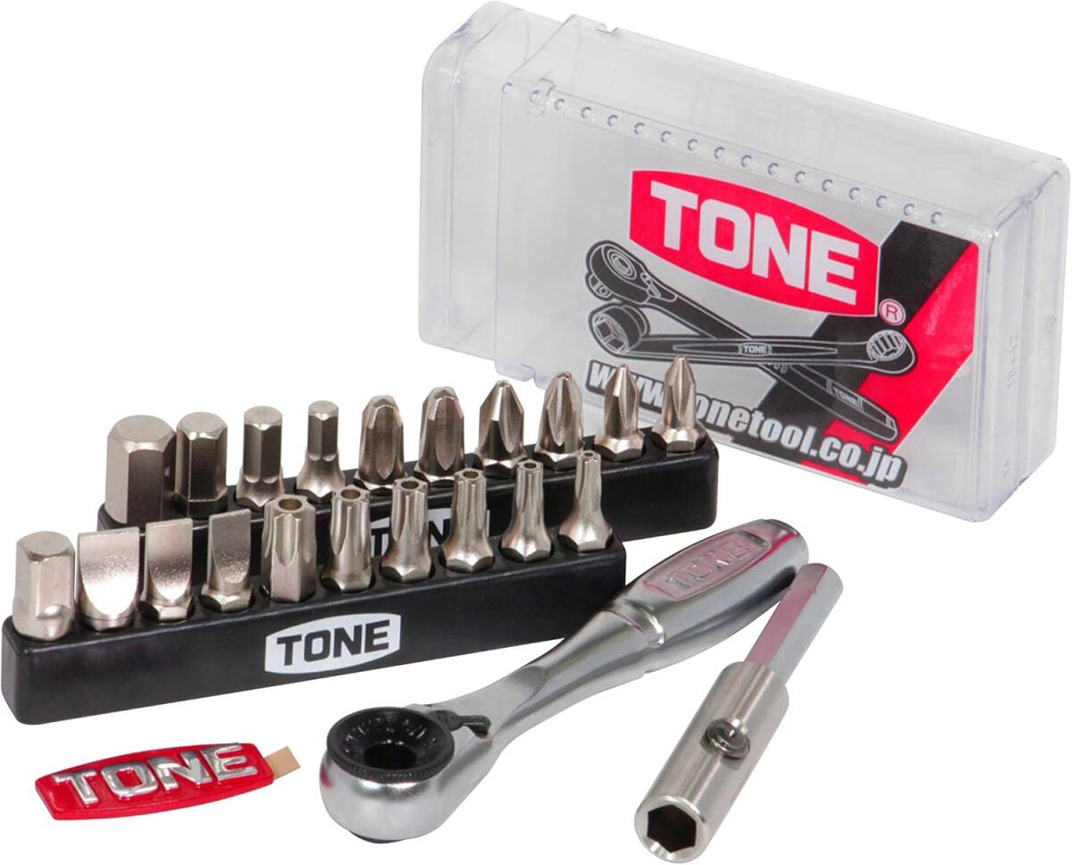 【新品】 トネ(TONE) ビットラチェットセット BRS20C ビット差込拍卖