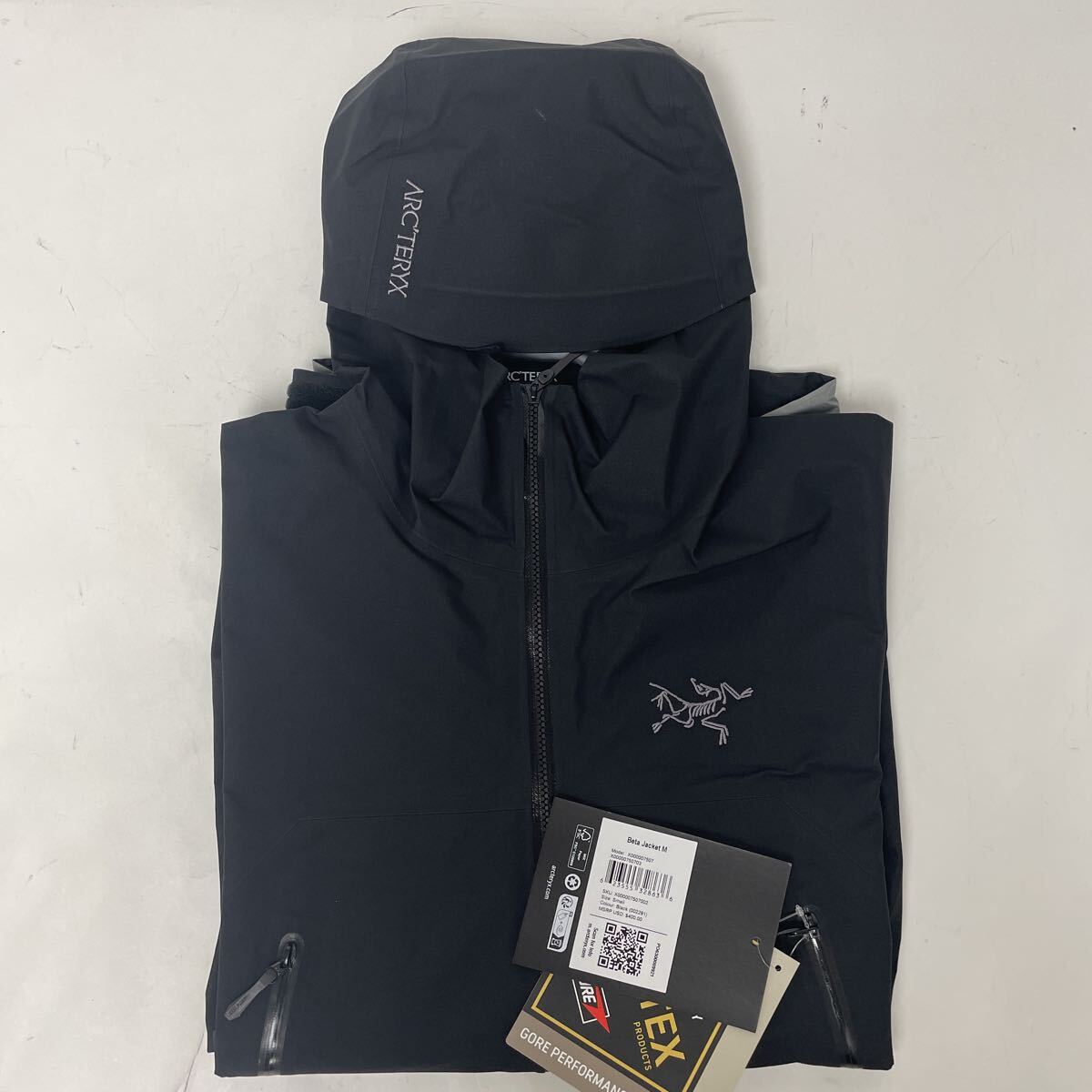 新品 アークテリクス ブラック ARC'TERYX Beta ベータジャケット Sサイズ X000007507拍卖