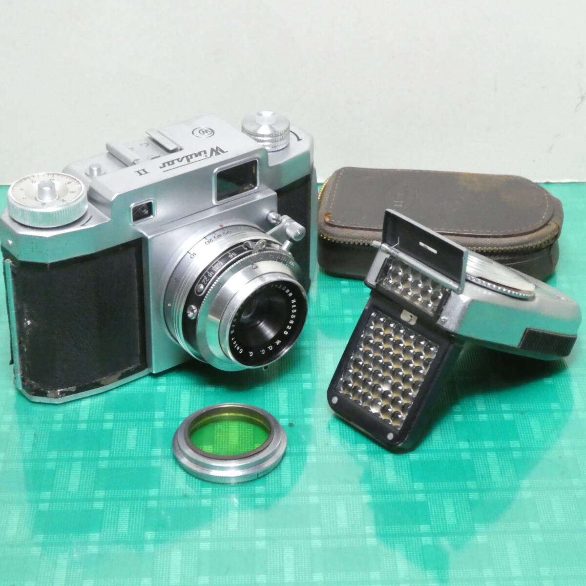 フイルムカメラ(757) WindsarⅡ Color Sygmar 3.5/50 SEKONIC AUTO-LEADER ジャンクセット拍卖