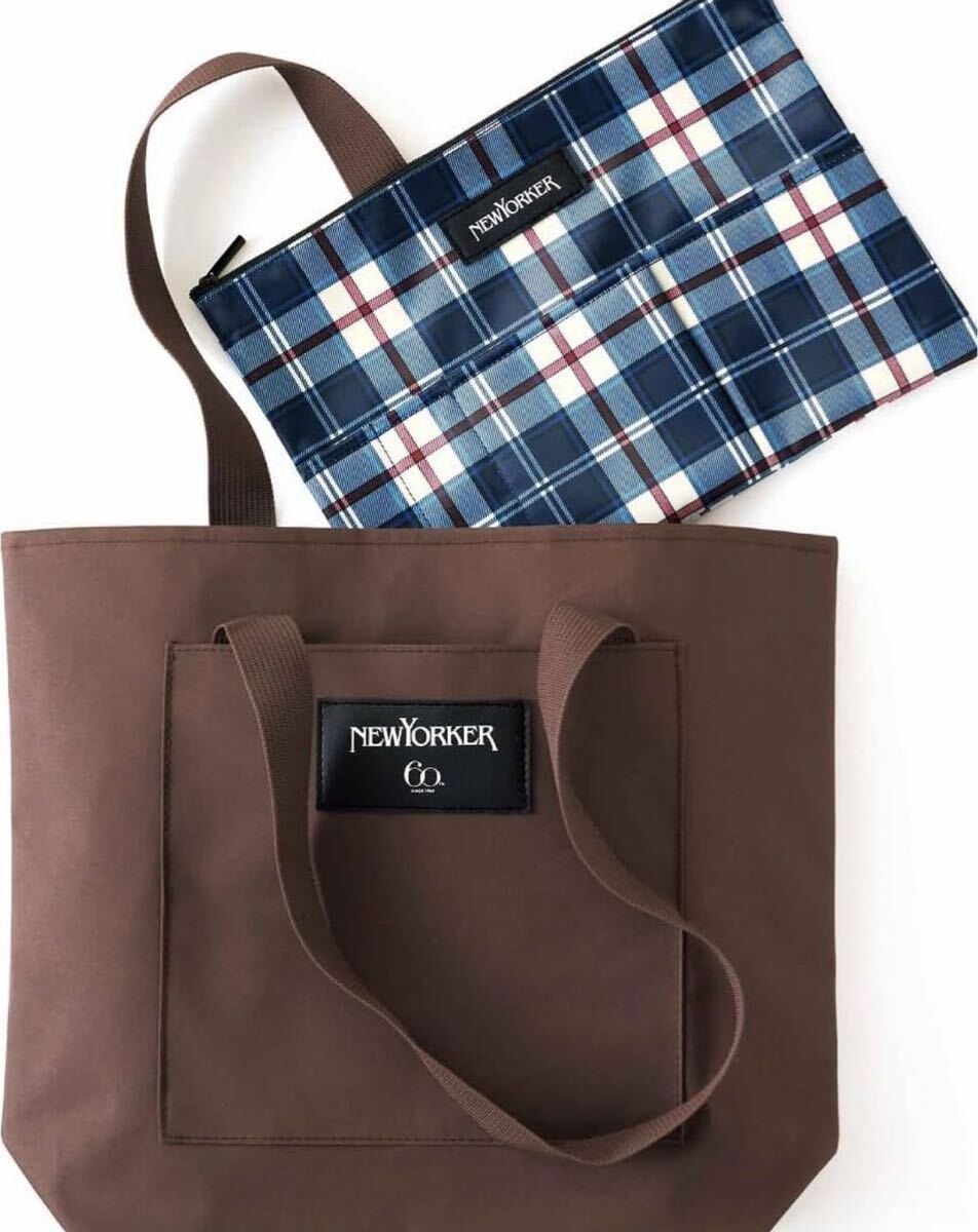 素敵なあの人2024年12月号付録★NEWYORKER トートバッグ&バッグインポーチ !拍卖