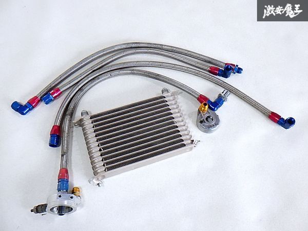 TRUST トラスト GREX グレックス 13段 オイルクーラー コア オイルブロック メッシュホース RPS13 180SX S13 S14 S15 シルビア 即納 棚G-2拍卖