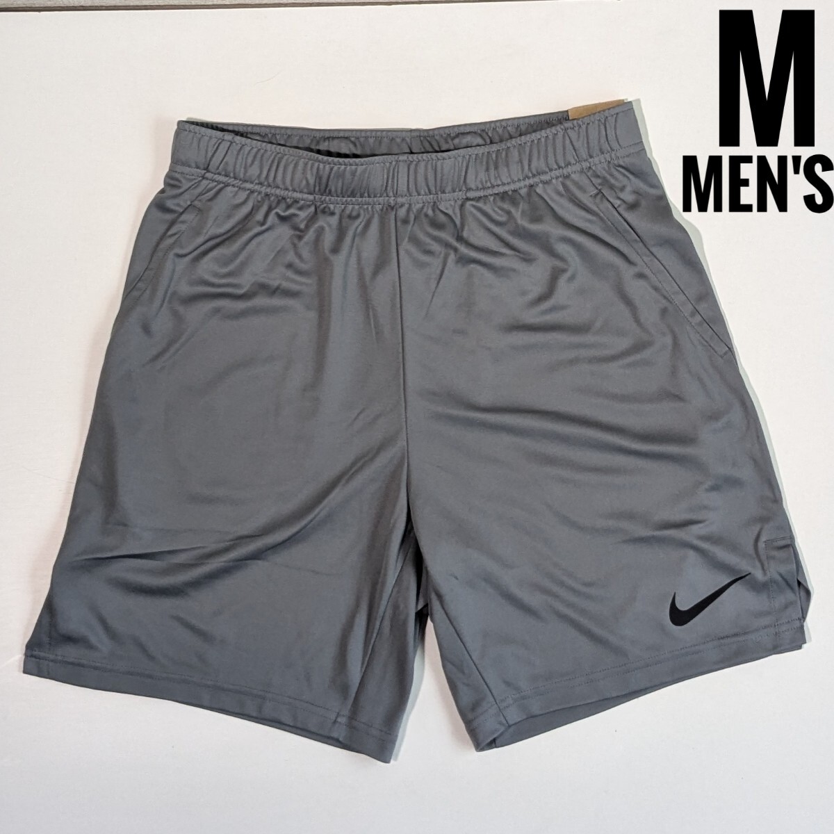 新品 M Nike Dri-FIT Epic ナイキ エピック ドライフィット メンズ ニット トレーニングショートパンツ グレー DM5943-084 ハーフパンツ拍卖