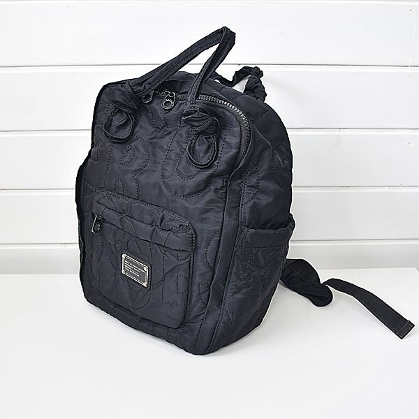 マークバイマークジェイコブス キルティング ナイロン リュック ブラック marc by marc jacobs|25i1213拍卖