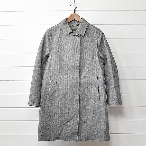 難あり マッキントッシュ ゴム引き ステンカラー コート 34 チェック MACKINTOSH|25i1802拍卖