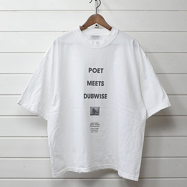 POET MEETS DUBWISE PMD LOGO T-shirt ポエトミーツダブワイズ Tシャツ 白|25j1360拍卖
