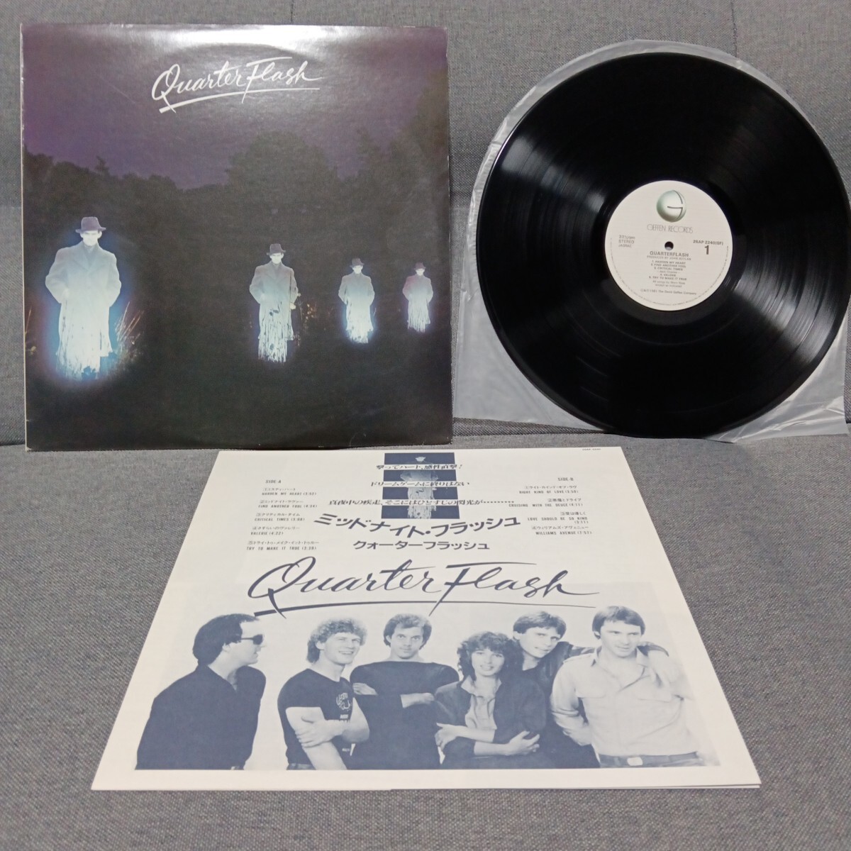 【3000円以上購入で1枚プレゼント!】 LP 549 QUARTERFLASH クォーターフラッシュ QUARTERFLASH ミッドナイト・フラッシュ 国内盤拍卖