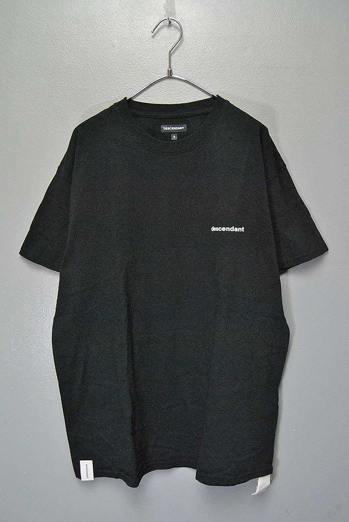 DESCENDANT Ce jour SS TEE ディセンダント 半袖 ロゴ プリント Tシャツ 21SS ブラック 2拍卖