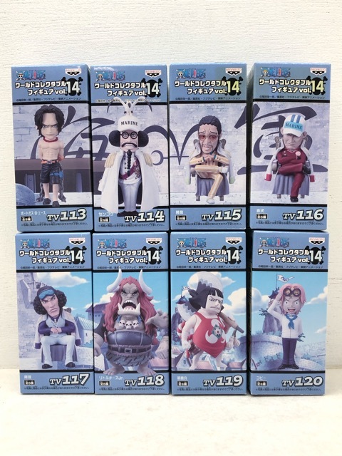 077/X619★ONE PIECE ワンピース ワールドコレクタブルフィギュア vol.14 全8種コンプリートセット 開封品拍卖