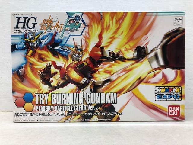 113/X583★1/144 HGBF トライバーニングガンダム PPクリアVer. ガンプラEXPO限定 ガンプラ 未組立品拍卖