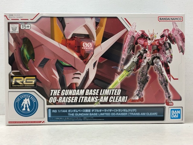 113/X605★1/144 RG ダブルオーライザー(トランザムクリア) ガンダムベース限定 ガンプラ プラモデル 未組立品拍卖