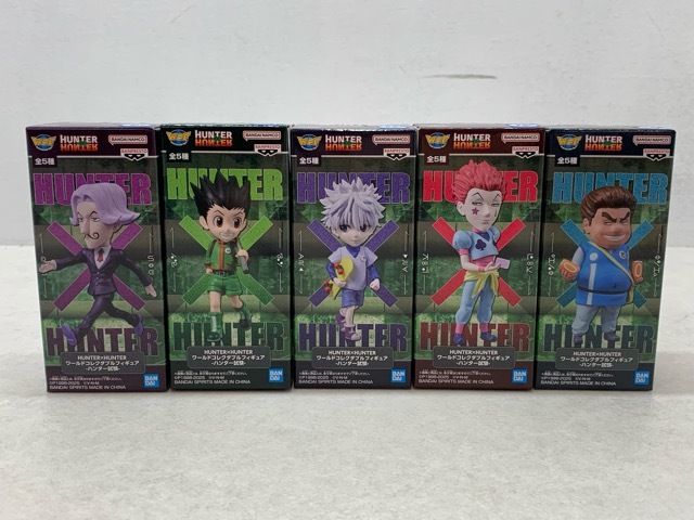 083/S548★未開封★HUNTER×HUNTER ワールドコレクタブルフィギュア ハンター試験 全5種コンプリートセット 未開封品拍卖