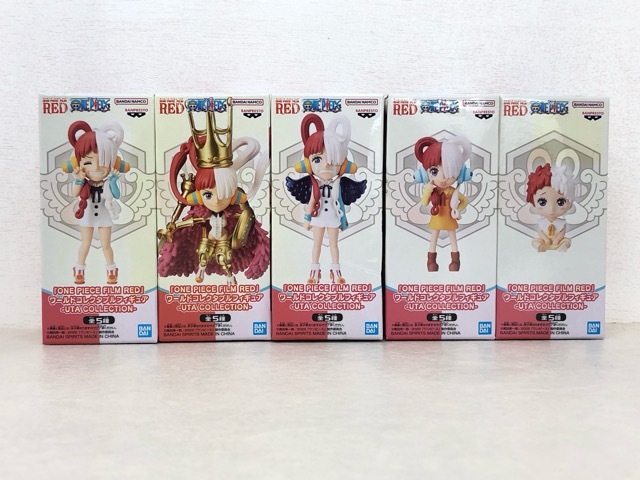 077/X626★ONE PIECE ワンピース ワールドコレクタブル フィギュア UTA COLLECTION 全5種セット 未開封品拍卖