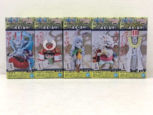 077/X631★ONE PIECE ワンピース ワールドコレクタブル フィギュア ワノ国鬼ヶ島編7 全5種コンプリートセット 未開封品拍卖