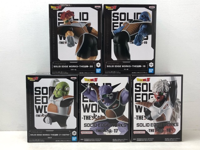 082/X635★ドラゴンボールZ SOLID EDGE WORKS THE 出陣 シリーズ ギニュー特戦隊 5体セット 未開封品拍卖