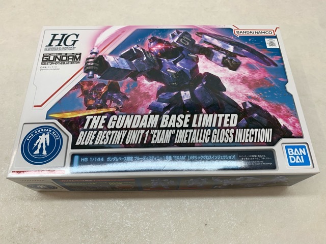 113/S566★未使用★1/144 HG RX-79BD-1 ブルーディスティニー1号機 ”EXAM” メタリックグロスインジェクション 未組立拍卖