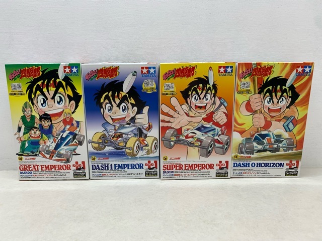 114/S568★未使用★TAMIYA ミニ四駆 ダッシュ!四駆郎 ダッシュ軍団(ウォリアーズ) シリーズ まとめ売り セット 未組立品拍卖