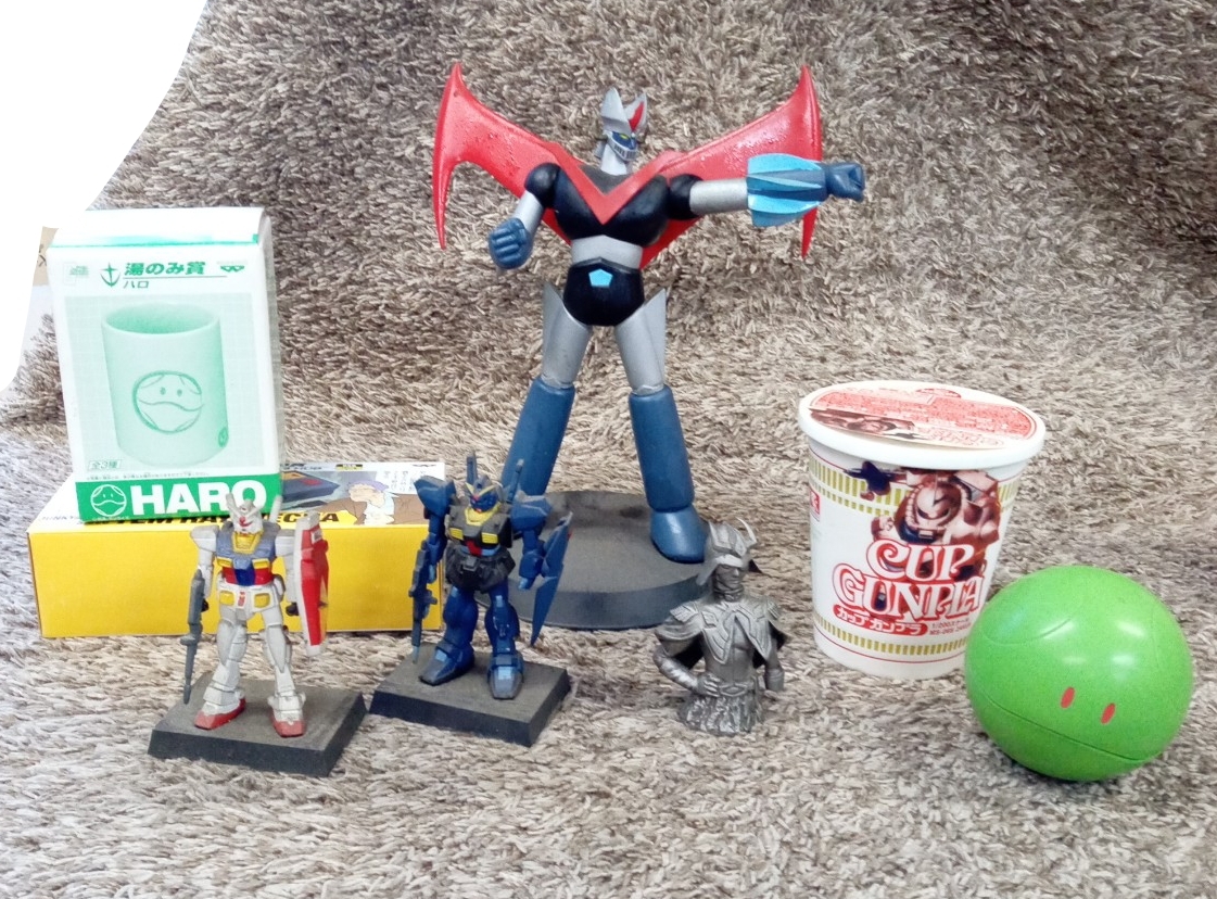 中古品 機動戦士ガンダム グレートマジンガーフィギュア まとめ売りセット 湯のみ テム・レイのパーツ型USB HUB カップガンプラ シャアハロ拍卖