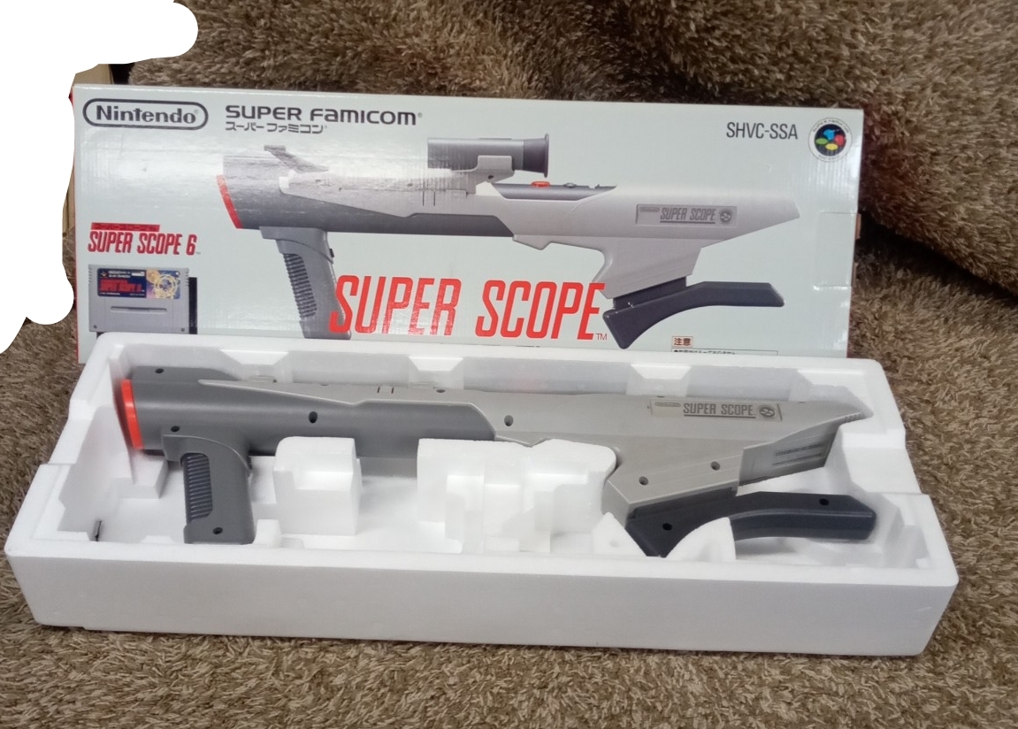 ジャンク品 Nintendo スーパーファミコン スーパースコープ スコープのみ カセットは含まれていません。拍卖