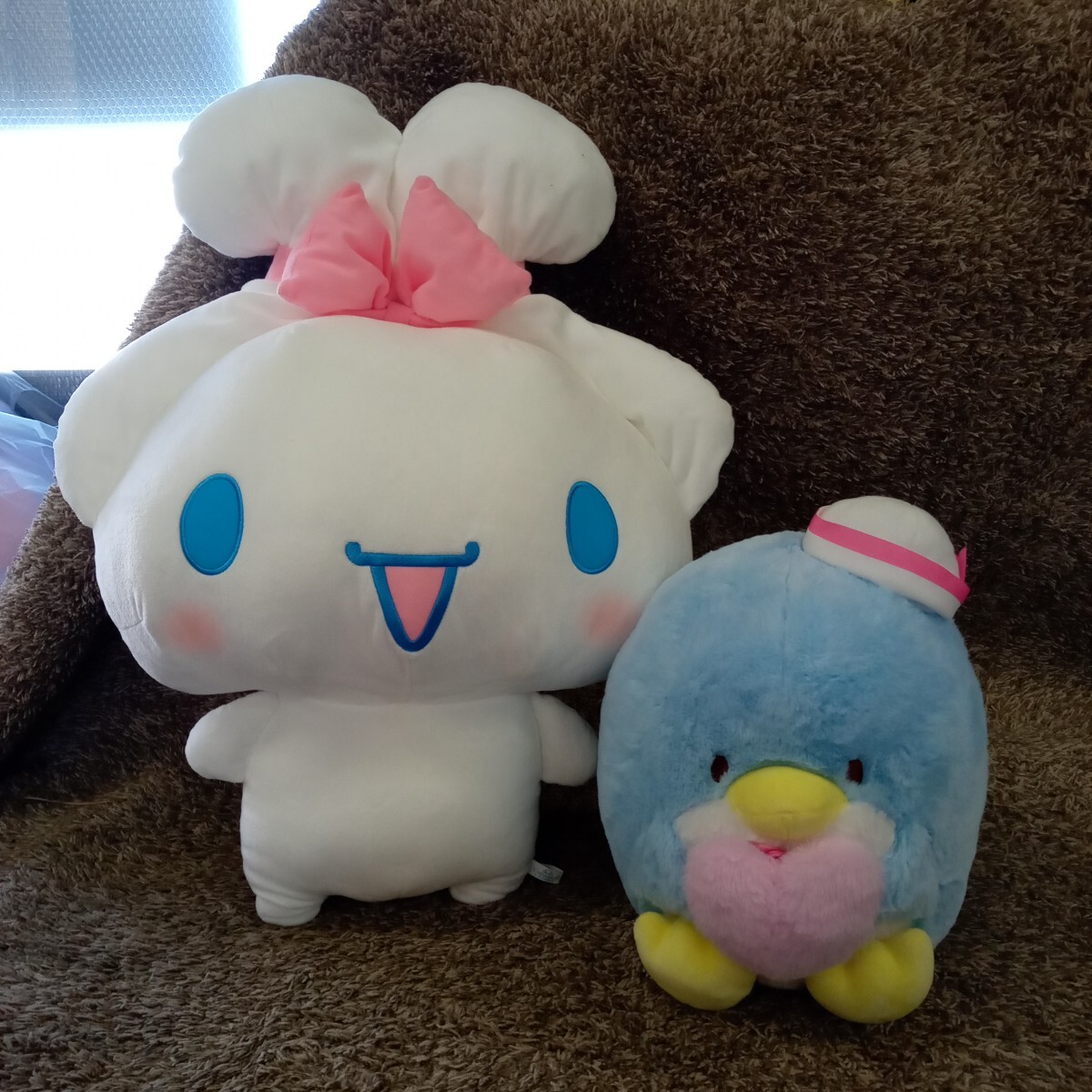 中古品 シナモロール タキシードサム ぬいぐるみ 2個セット拍卖