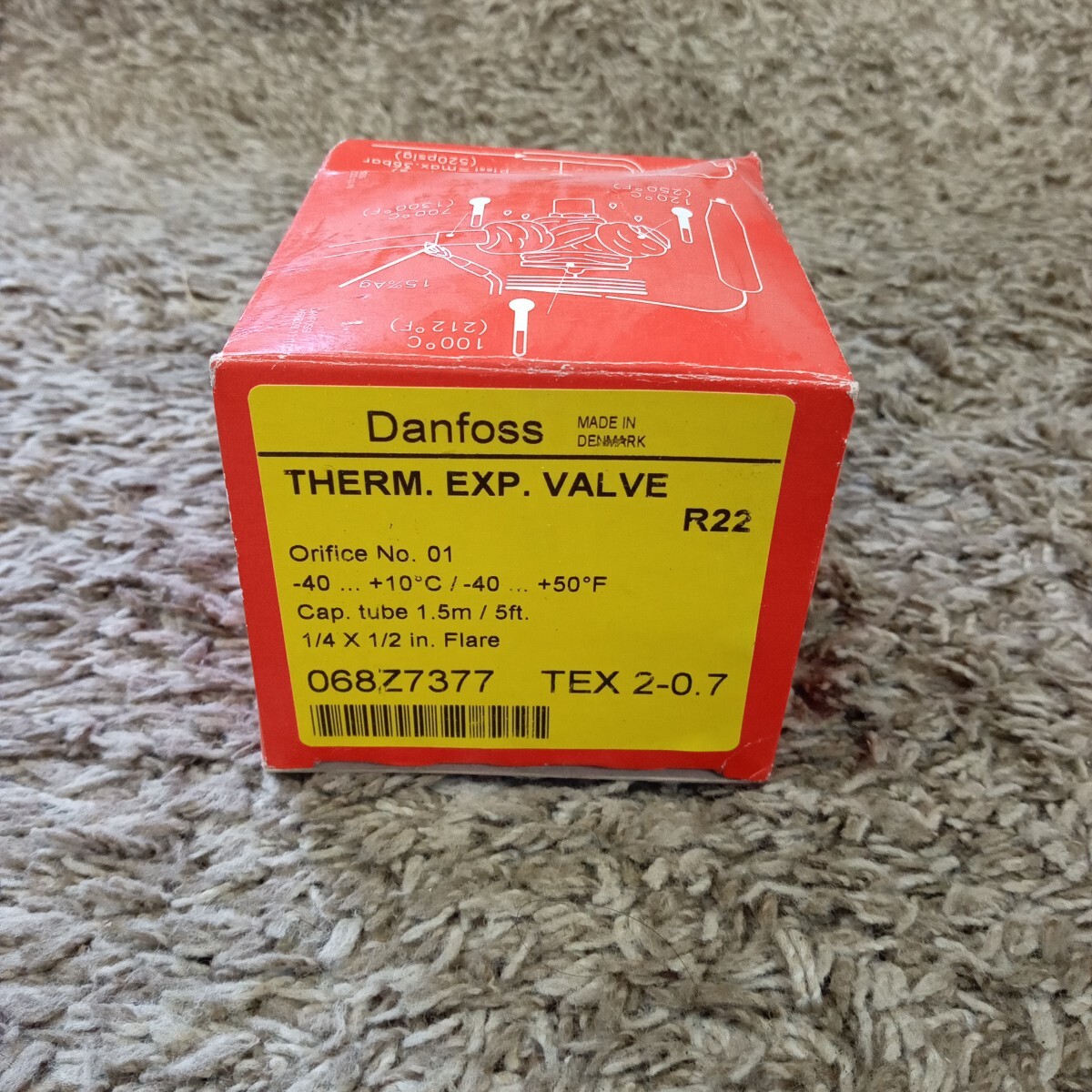未使用品 Danfoss ダンフォス 温度膨張弁 TEX2-0.7 R22 拍卖