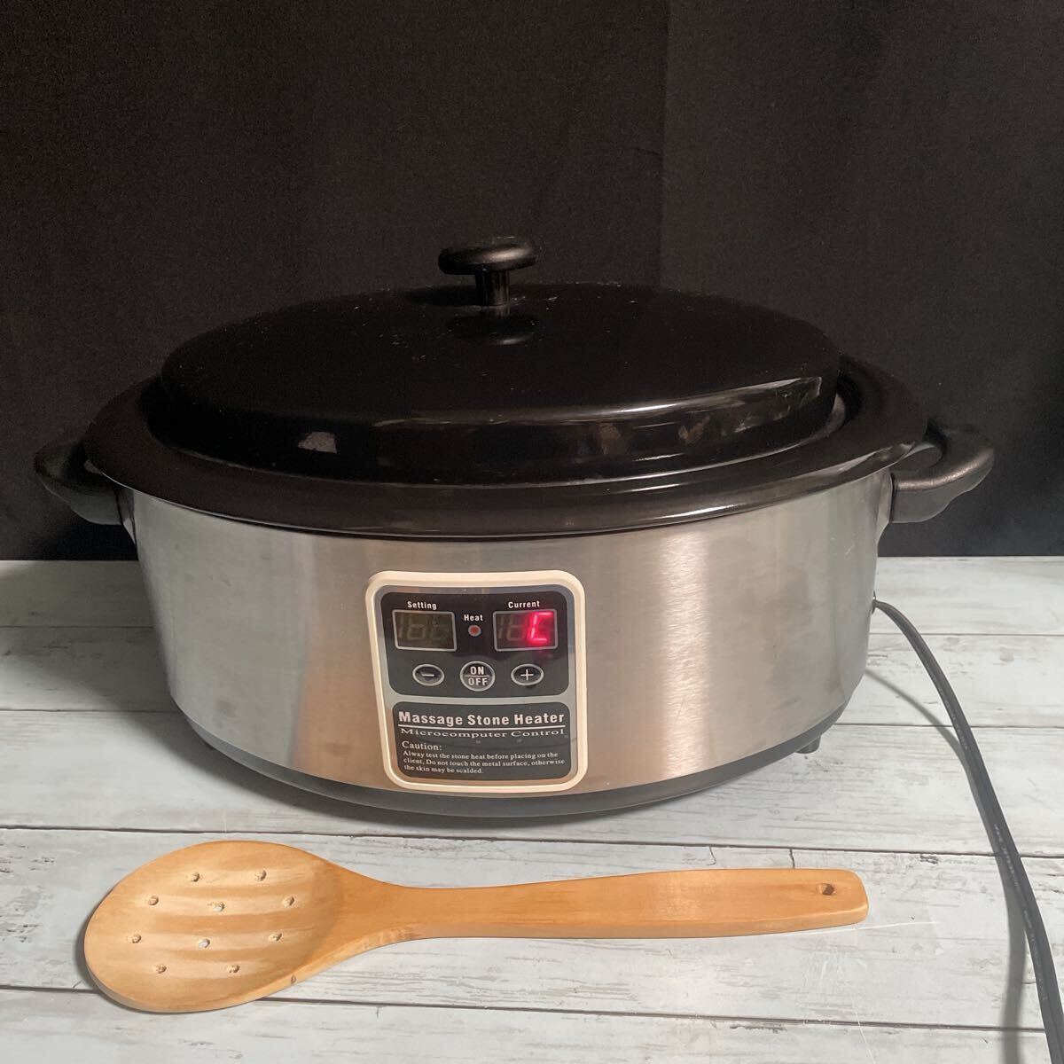 ホットストーンウォーマー Massage Stone Heater マッサージ ストーン ウォーマー 2013年製 本体のみ (A-3247)拍卖