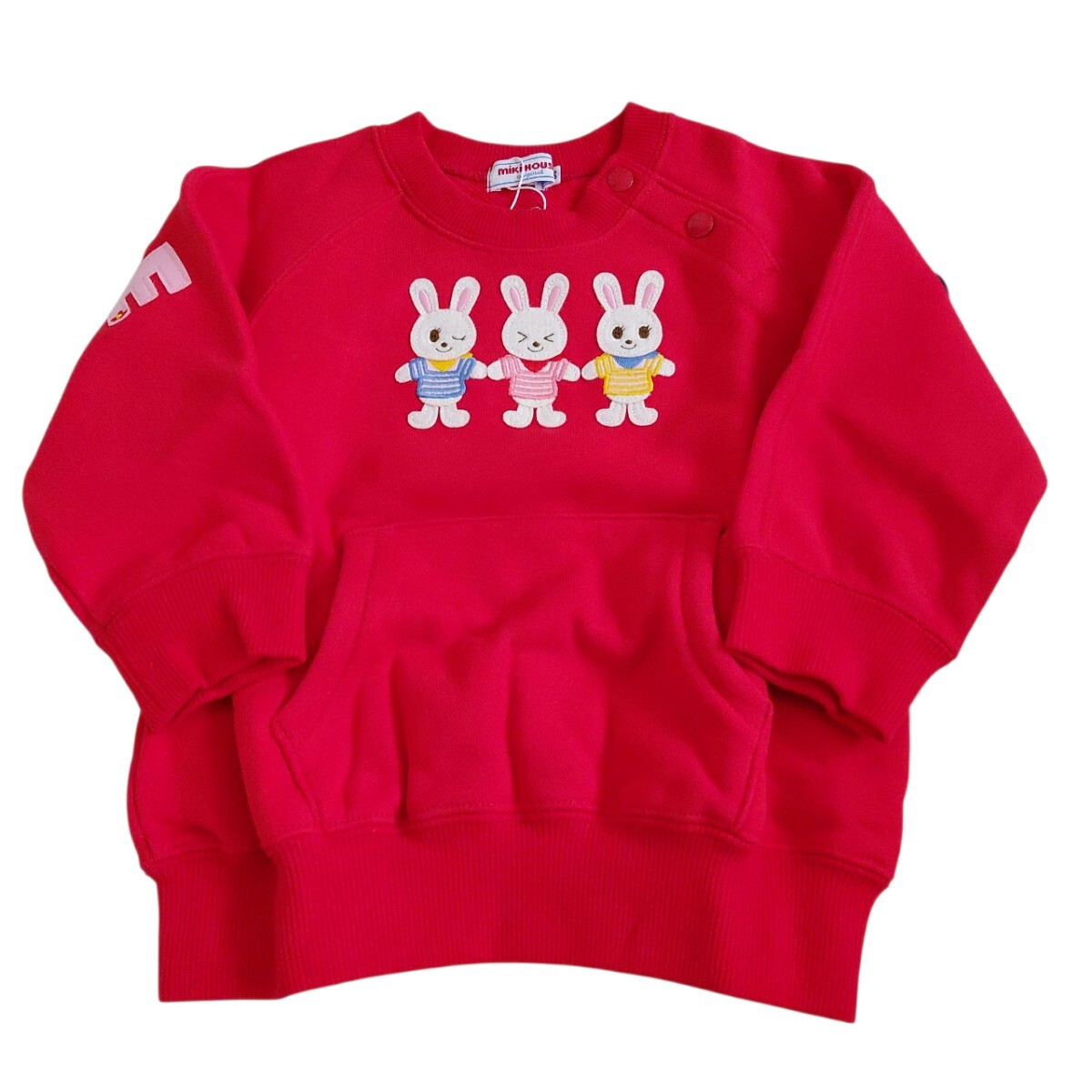 ☆大幅値引き☆タグ付き☆ミキハウス うさこちゃんのトレーナー(80cm)拍卖