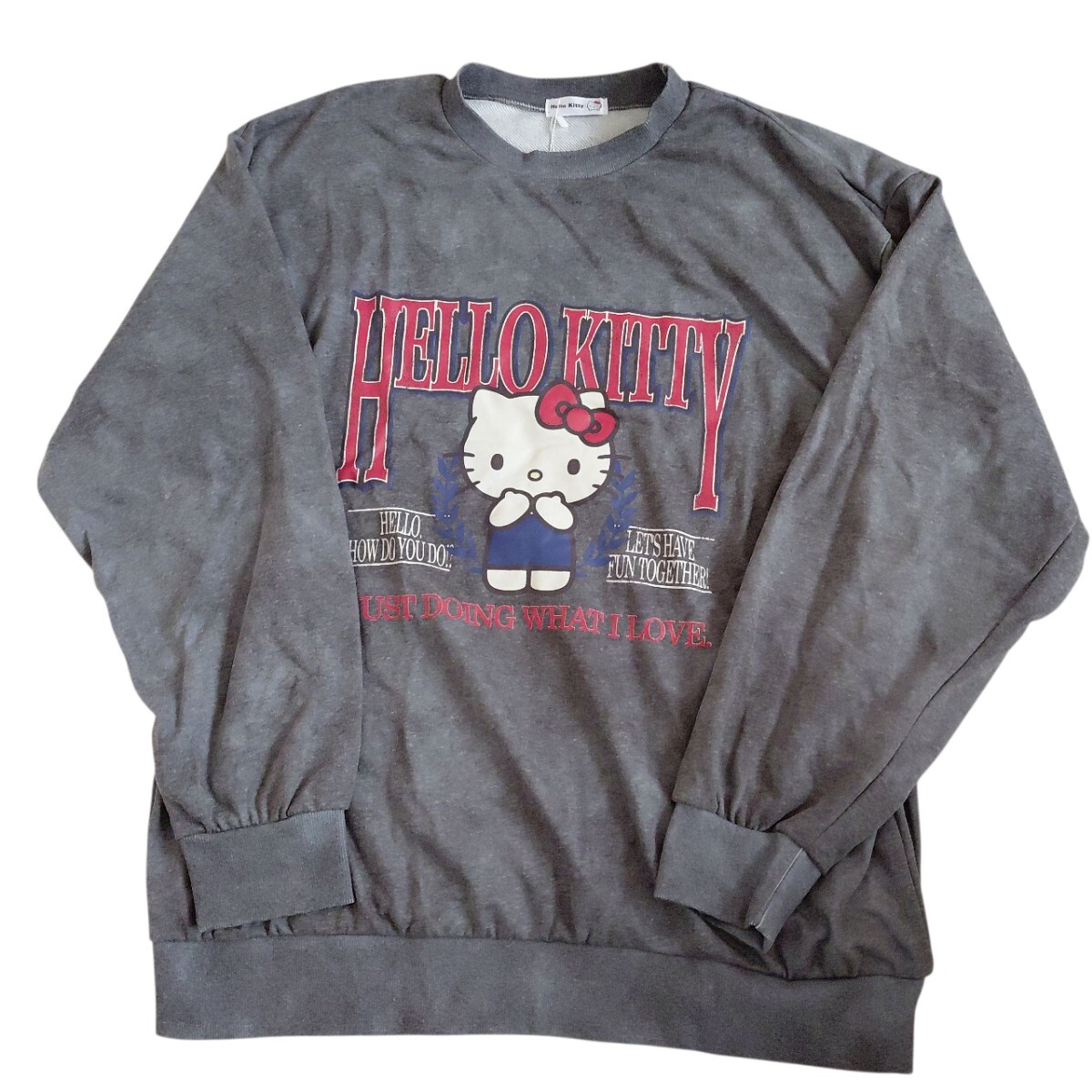 ☆タグ付き☆キティちゃんの薄手トレーナー(L)拍卖